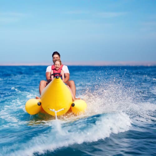 family fun banana ride abu dhabi corniche AUH