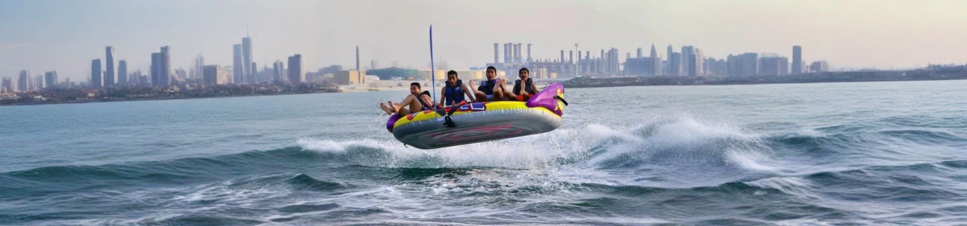 Donut Boat Ride In Abu Dhabi