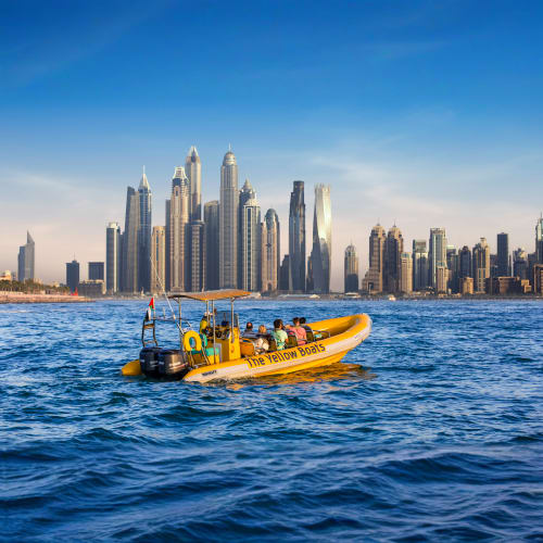Yellow Boats Dubai - Yellow Boats 45 Minutes - Atlantis Blast Tour Without Transfers