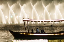 fountain lake from ras al khaimah