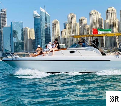 Luxury yacht rental Dubai - 42 feet yacht (Max capacity 11 pax) Hourly